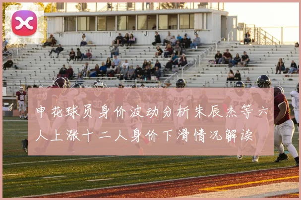 申花球员身价波动分析朱辰杰等六人上涨十二人身价下滑情况解读