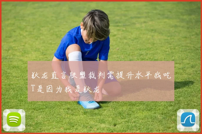 狄龙直言联盟裁判需提升水平我吃T是因为我是狄龙